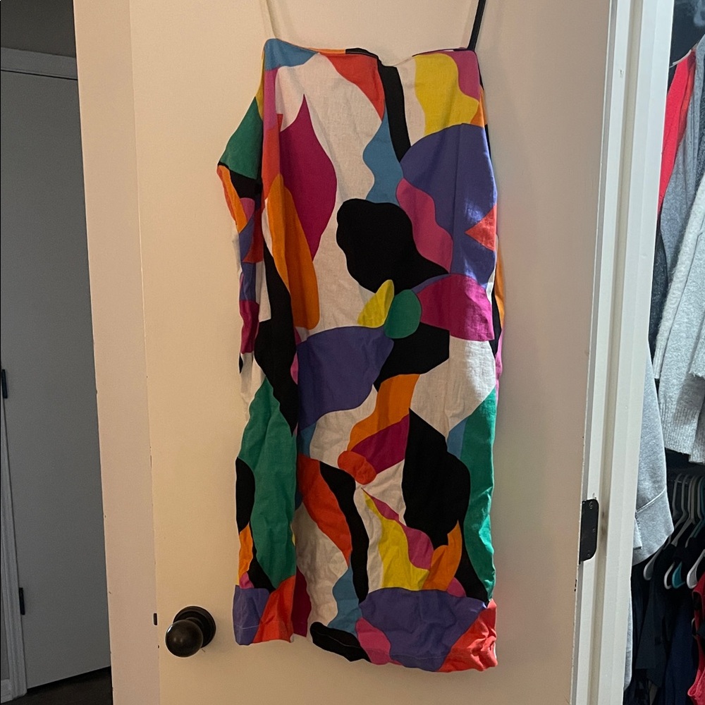 a new day Multicolor Abstract Dress